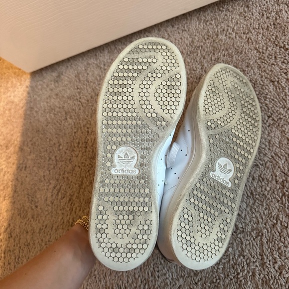 Stan Smiths | white with black heel - Picture 6 of 7